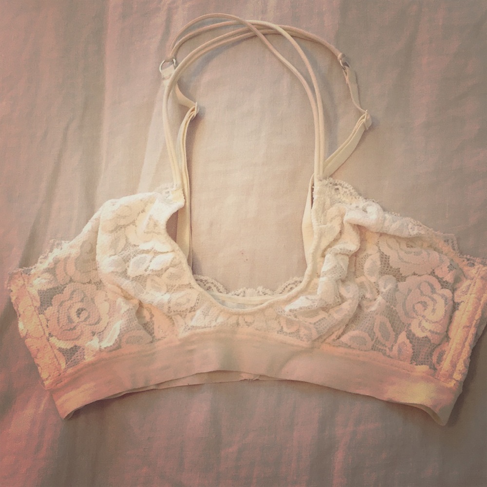 Ivory/Cream Free People Bralette XS